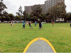 North Melbourne street soccer