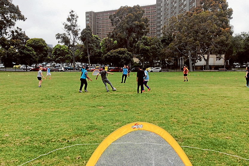 North Melbourne street soccer