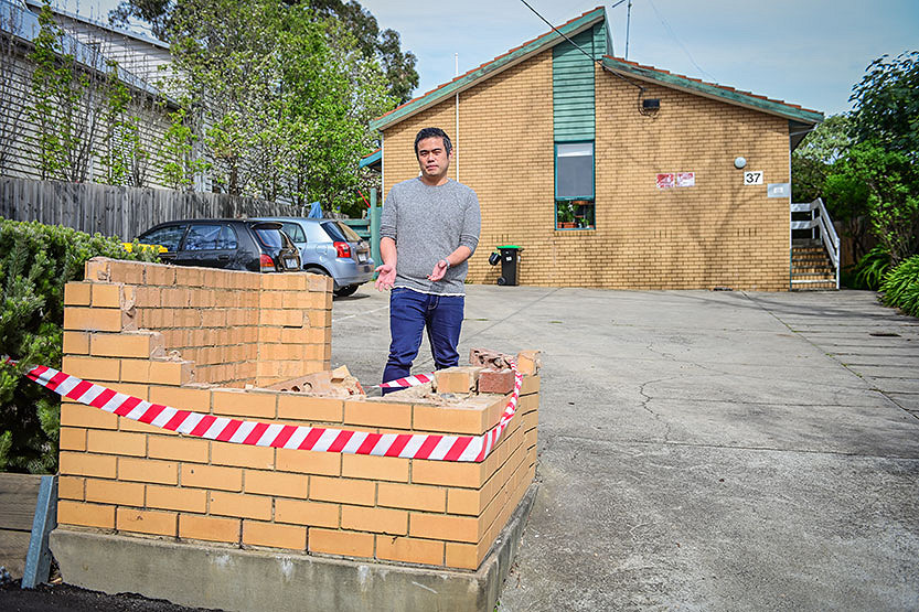 Mailbox smashed in hit and run, leaving $5000 damage