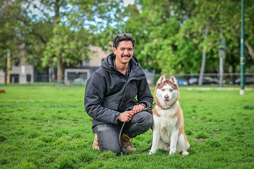 The local husky living by her own rules