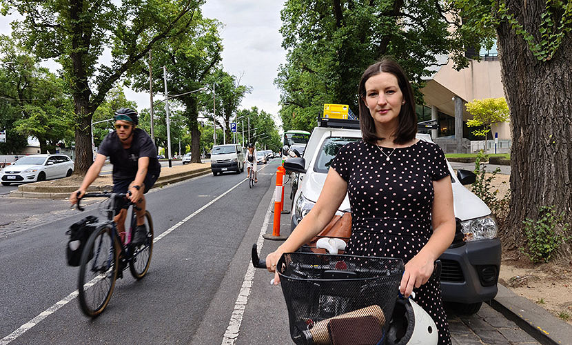 New bike lanes for Royal Parade and Flemington Rd