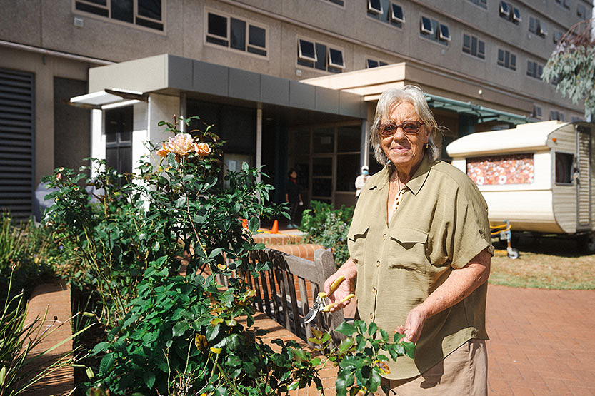 Kensington community worker kicks goals for public housing residents