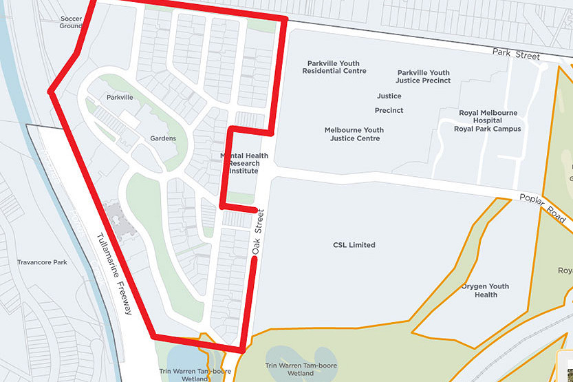 Parkville Gardens planning in council hands
