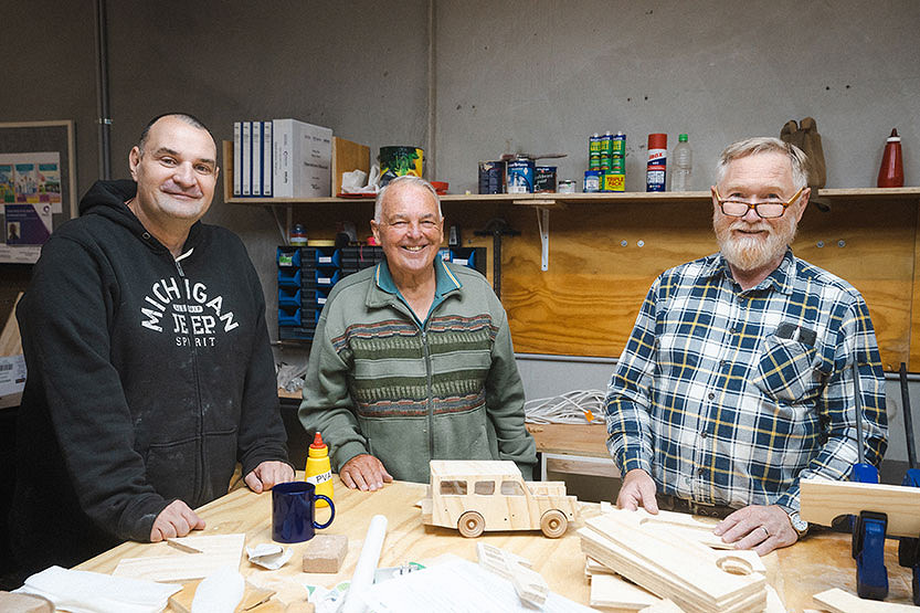 Men’s Shed helps cancer patients