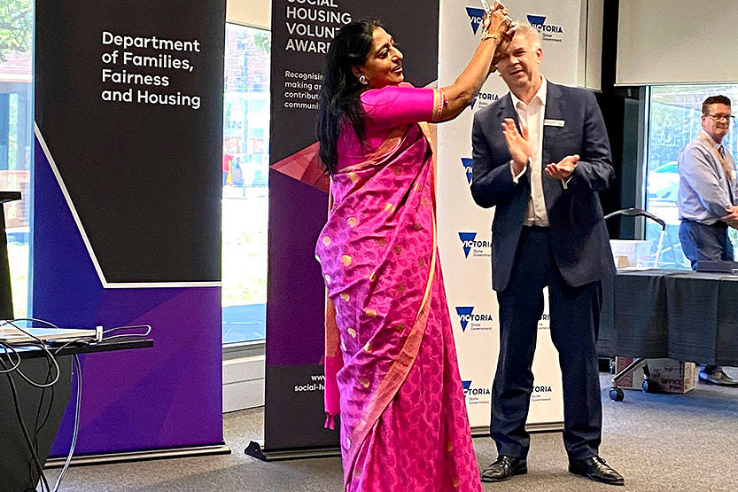 Housing volunteer humbled after being honoured with multiple awards