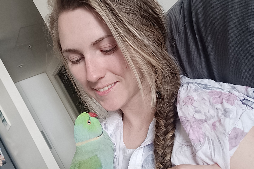 Remy back to his old self after flying away for three days