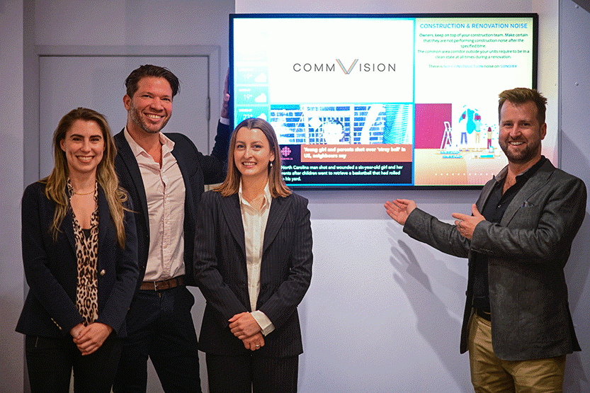 CommVision: Increasing communication in residential buildings and communities