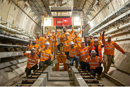 Final tracks laid through the Metro Tunnel