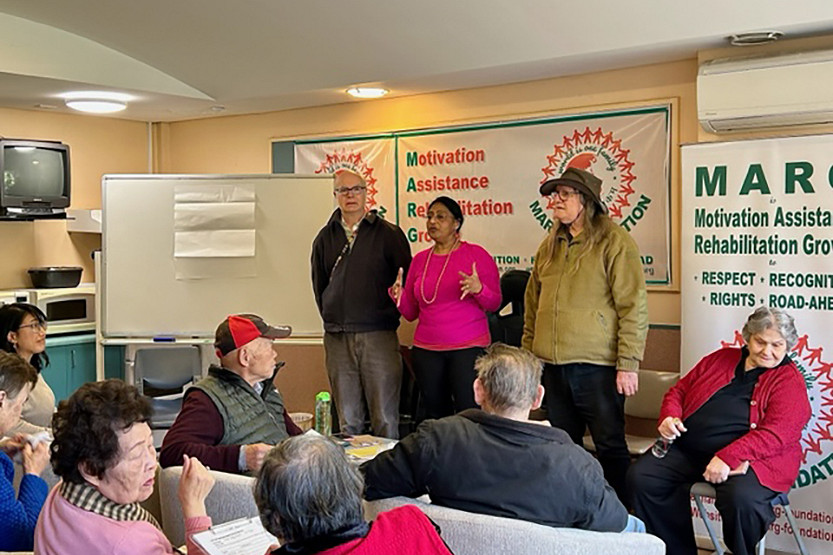 Safety, inclusion address at public housing community meeting