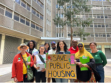 Greens join public housing residents in fight to stop Victoria’s privatisation of public housing