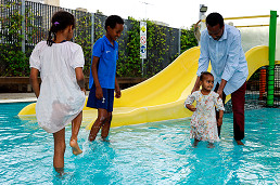 Council commits to a scaled-back pool splash