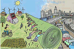How should land be prioritised in the city?