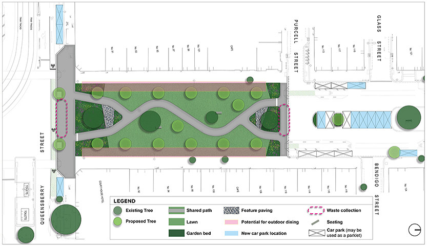 Council to proceed with Errol St lane closures for new green space