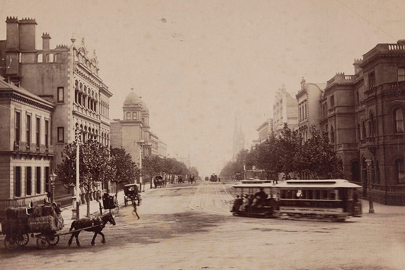 Cable trams made tracks along our streets