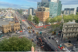 QVM traders suffer a temporary hit due to tram upgrades