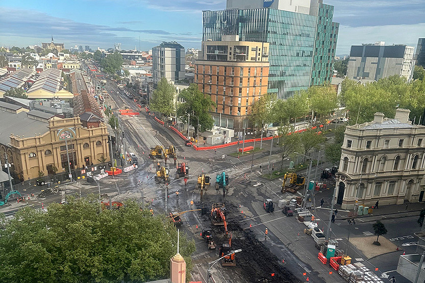 QVM traders suffer a temporary hit due to tram upgrades