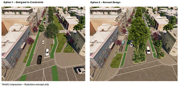Hawke St residents question council process after linear park redesign