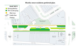 Hawke St residents petition council over preferred greening plan